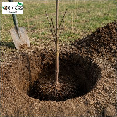 عمق چاله برای کاشت نهال
