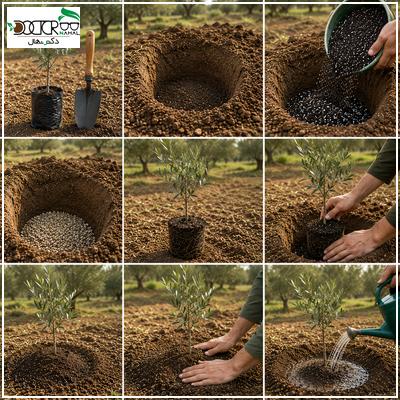 کاشت نهال زیتون: (نکات طلایی کاشت درخت زیتون)